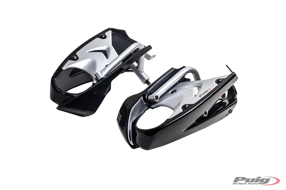 PUIG Bugspoiler mit ABE schwarz passend für BMW R 1200 S - Modelle (2006-2008) Expressversand