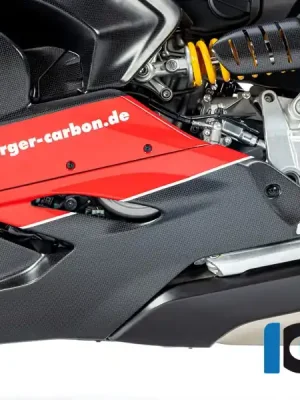 Ilmberger Carbon Verkleidungsunterteil links matt passend für Ducati Panigale V2 - Modelle (2020-2024) Neu