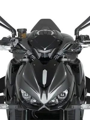 Expressversand PUIG D12 Spoiler mit ABE schwarz passend für Kawasaki Z1100 / SE - Modelle (2025-2026)