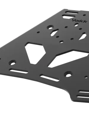 Neue Kollektion Yakk EXP Gepäckträgerplatte schwarz passend für CFMOTO MT 450 - Modelle (2024-2026)