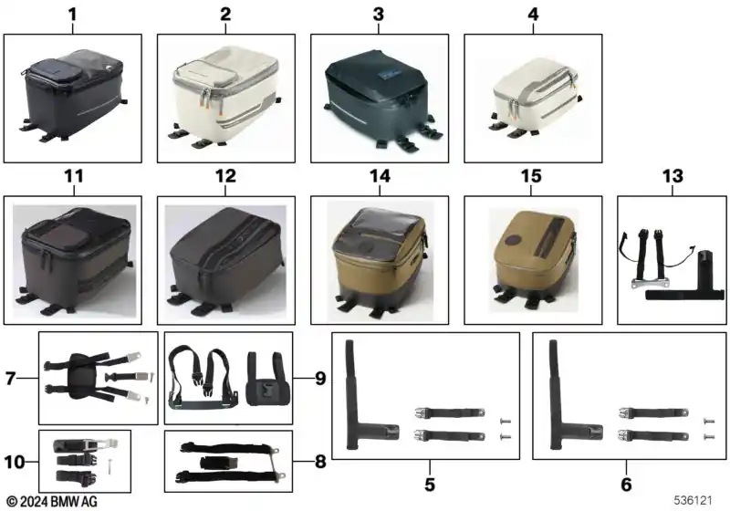 BMW Motorrad Anbindung Tankrucksack K02 K03 Preiswert
