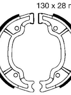 Finale Aktion Bremsbacken mit Feder EBC Y527 (1 Satz)