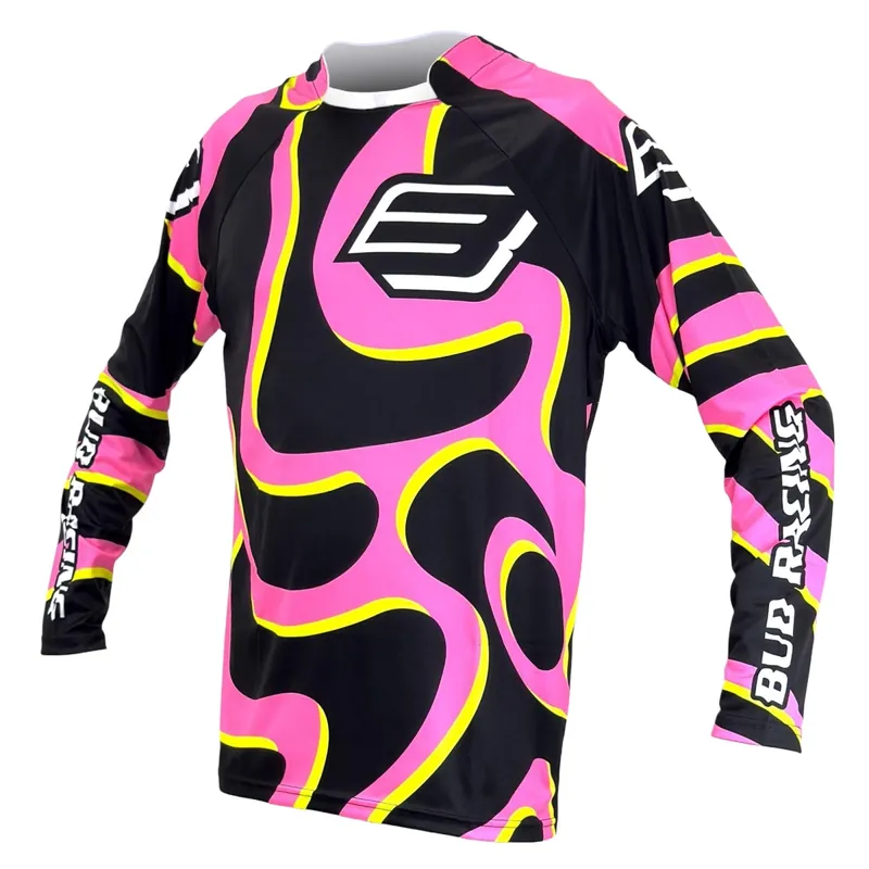 Highlight Jersey BUD Lava Negro / Rosa Fluo / Amarillo Fluo