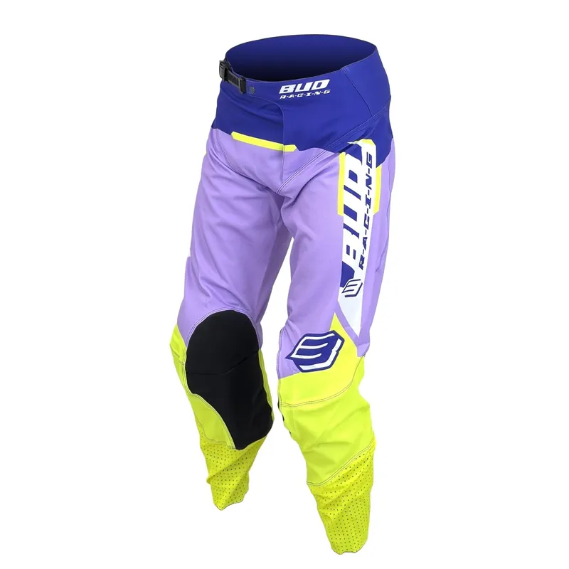 Calças "B" SX Fit Paddock Roxas / Amarelo Fluo Billig