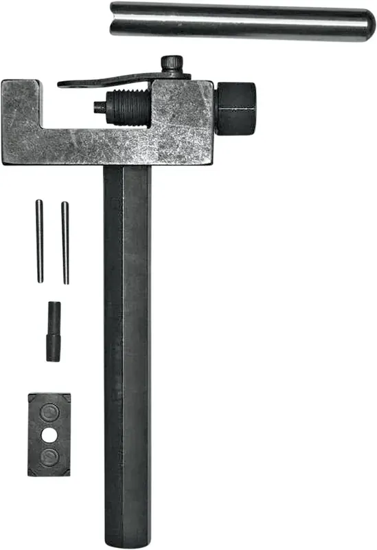 Compact chain assembly and riveting tool Zertifiziert