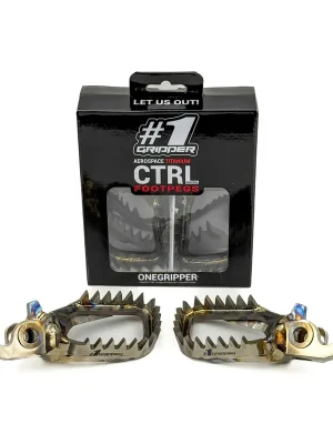 1 OneGripper Titanium CTRL Footrests for HONDA Sale
