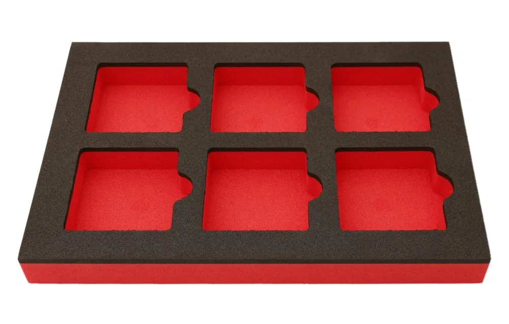 Insert en mousse pour mâchoires de serrage S-TECH « grandes » - 300 x 200 mm - vide Neu