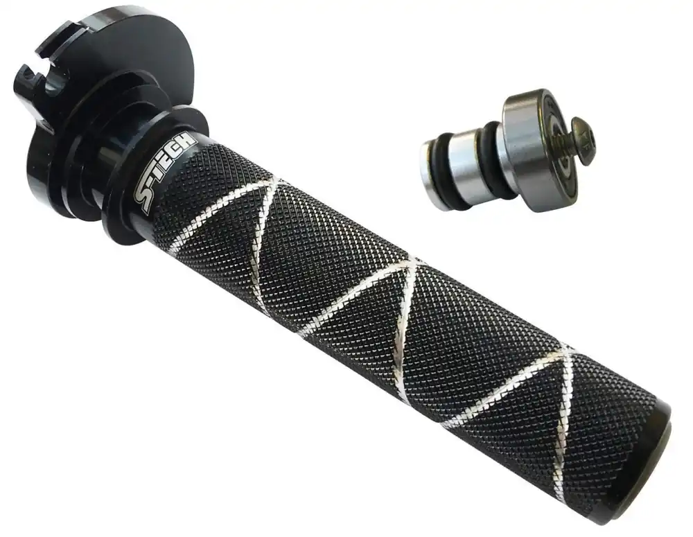 S-TECH Manopola dell‘acceleratore in alluminio per KTM/HVA 2 tempi Aktuell