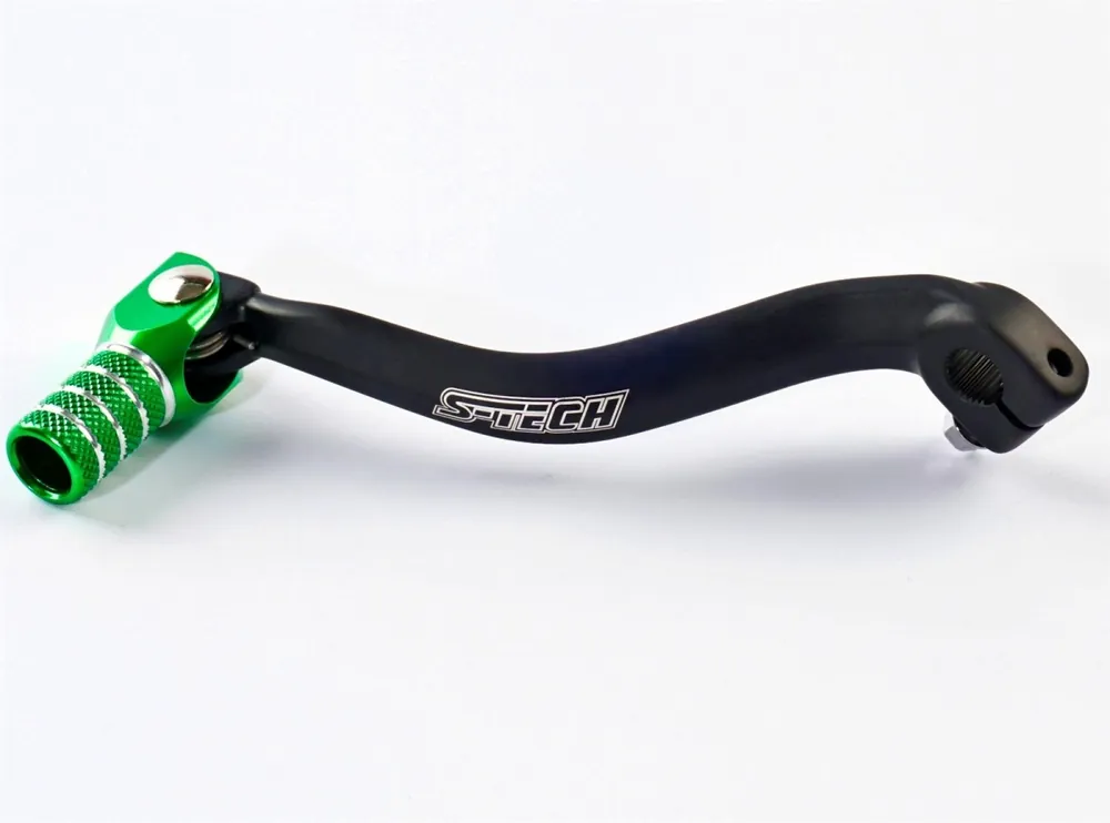 Leva del cambio S-TECH KAWASAKI verde Geprüft