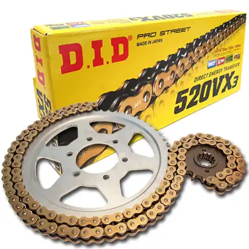 Zertifiziert DID Kettensatz Stahl Yamaha XT 250 (3Y3) Bj.1980