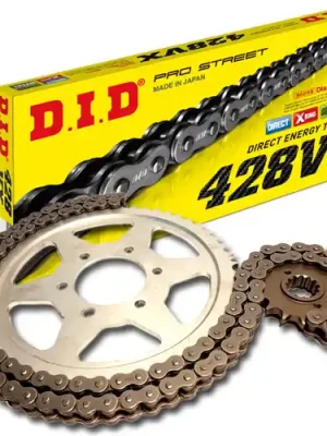 Zertifiziert DID Kettensatz Stahl Sachs XTC 125 2T Racing (675) Bj.2002