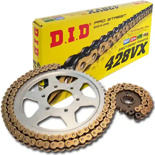 Zertifiziert DID Kettensatz Stahl Yamaha DT 175 (CT1) Bj.1975
